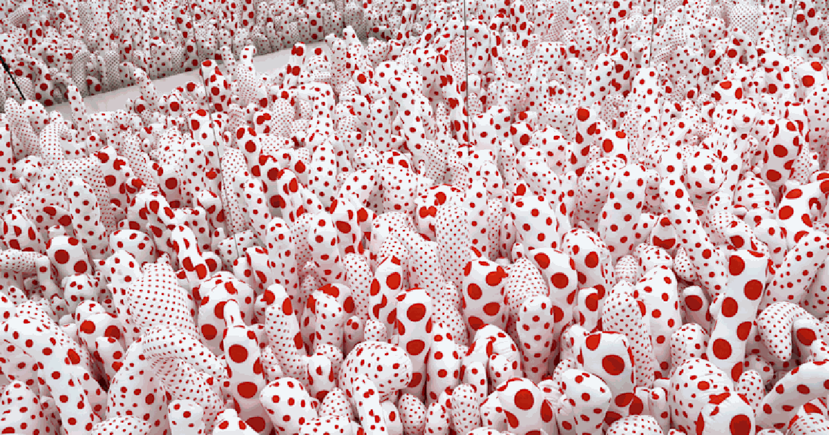 専用　草間彌生　オリジナルファブリック　希少　yayoi kusama Yayoi Kusama 草間彌生| Infinity Nets (ZYA) 無限網(ZYA